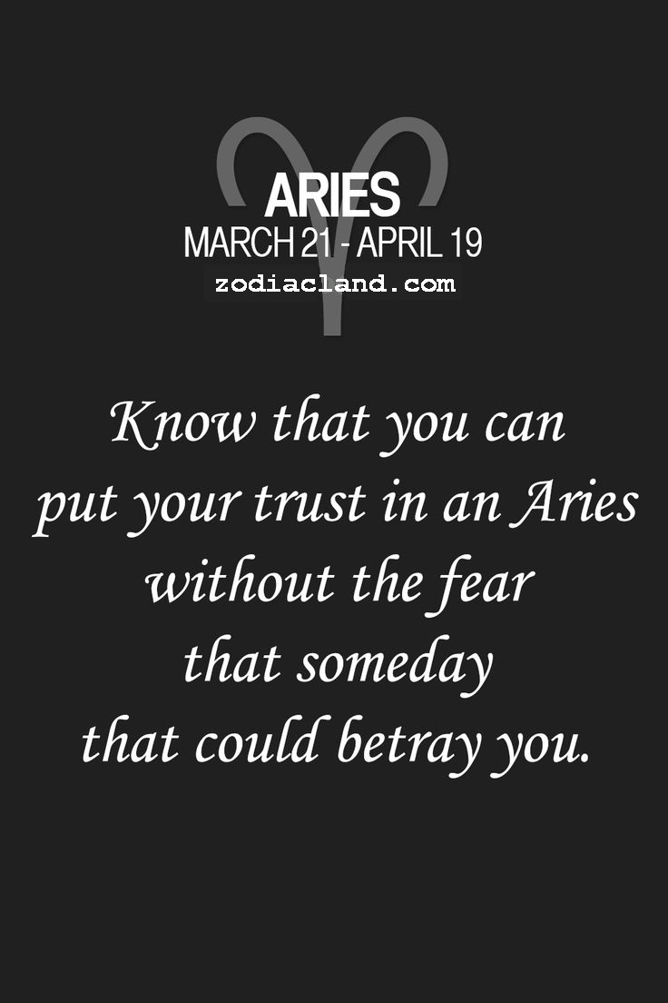 Can Aries be trusted?